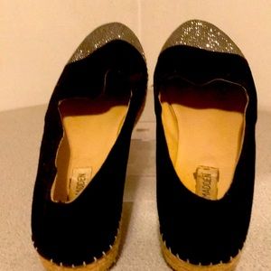 Steve Madden Black Espadrilles